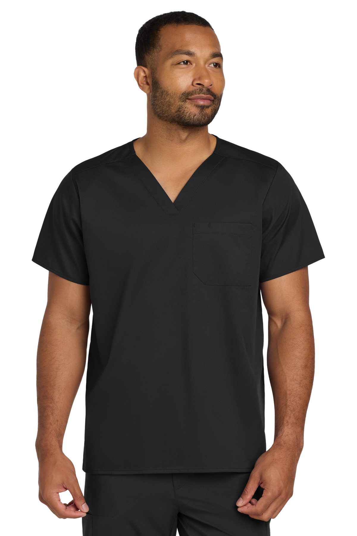 Wink ®  Unisex WorkFlex Chest Pocket V-Neck Top
