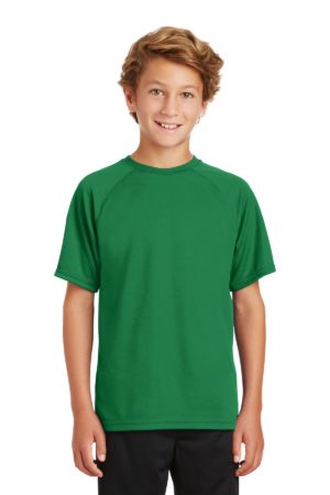 DISCONTINUED  Sport-Tek ®  Youth Dry Zone ®  Raglan T-Shirt
