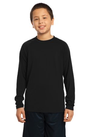 DISCONTINUED  Sport-Tek ®  Youth Long Sleeve Ultimate Performance Crew