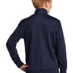 Sport-Tek  ®  Youth Tricot Sleeve Stripe Track Jacket - 