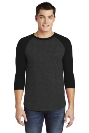 DISCONTINUED  American Apparel  ®  Poly-Cotton 3/4-Sleeve Raglan T-Shirt