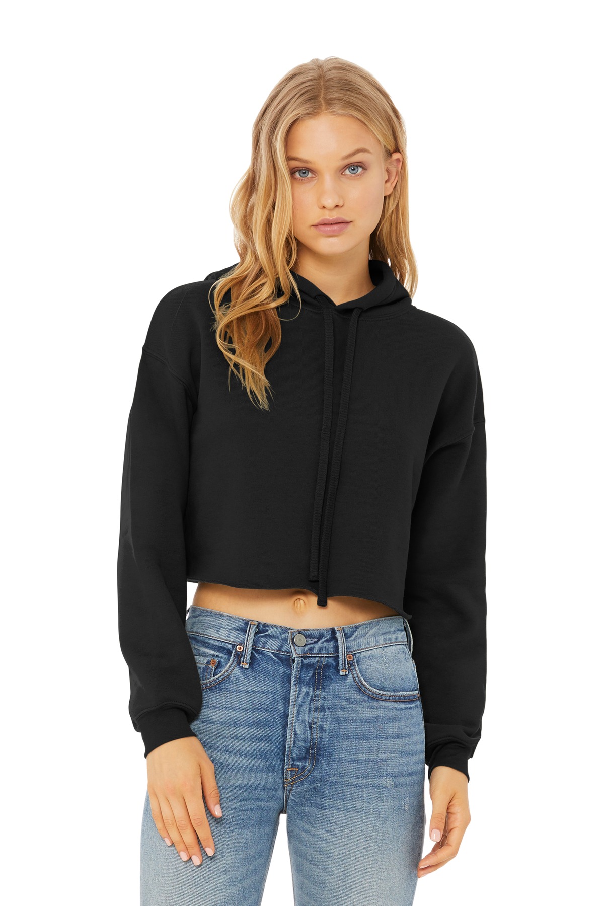 BELLA+CANVAS  ®  Women's Sponge Fleece Cropped Fleece Hoodie