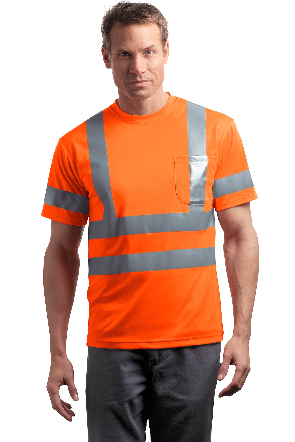 CornerStone ®  - ANSI 107 Class 3 Short Sleeve Snag-Resistant Reflective T-Shirt