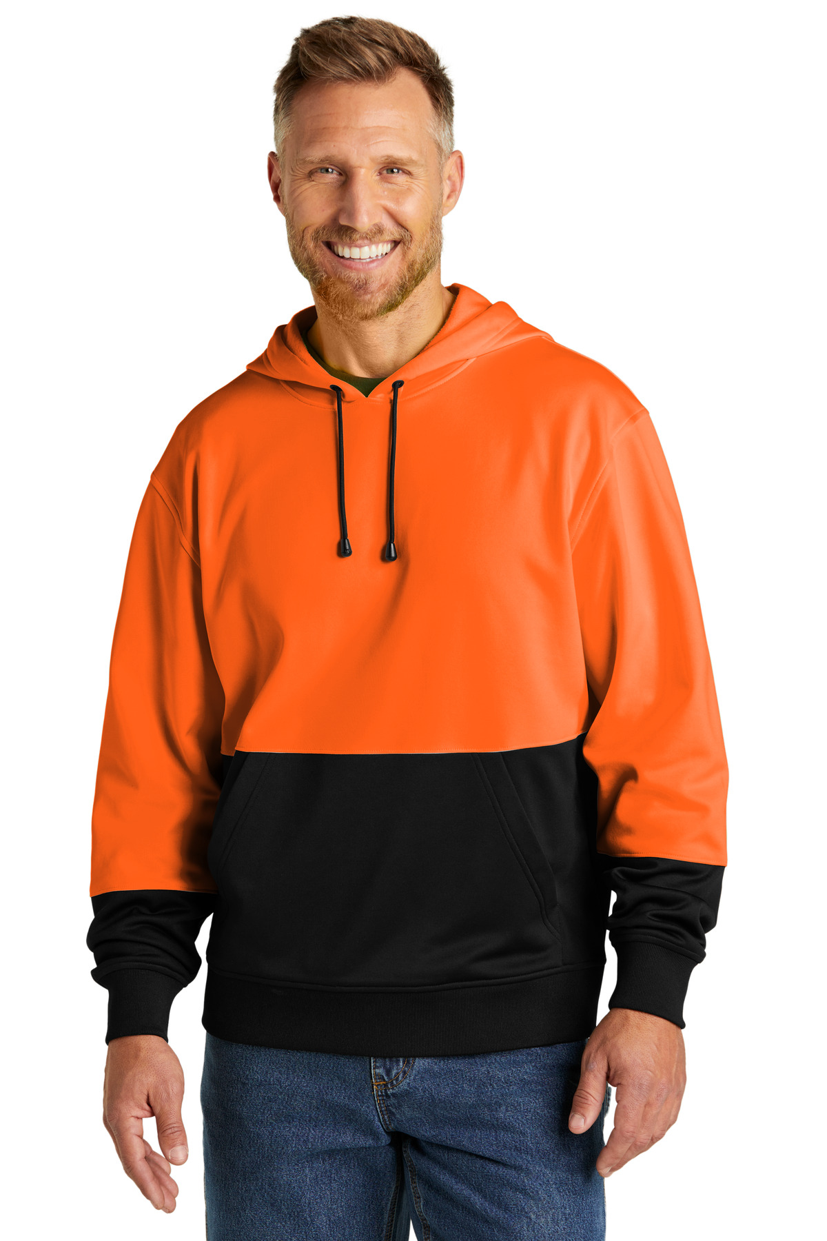CornerStone ®  Enhanced Visibility Fleece Pullover Hoodie