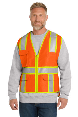 CornerStone  ®  ANSI 107 Class 2 Surveyor Zippered Two-Tone Vest