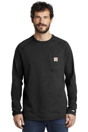 DISCONTINUED  Carhartt Force  ®  Cotton Delmont Long Sleeve T-Shirt