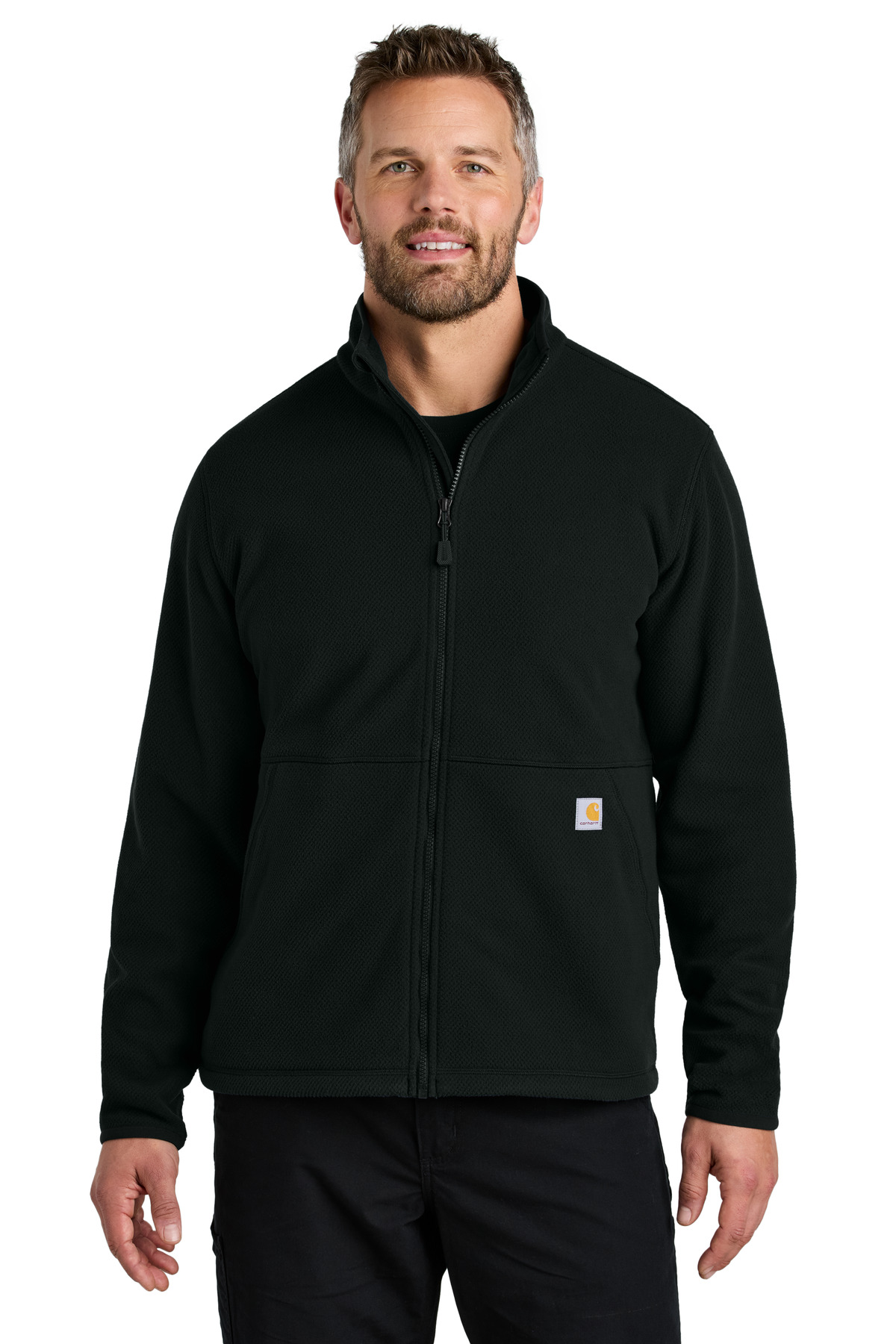 Carhartt ®  Textured Full-Zip Fleece Jacket