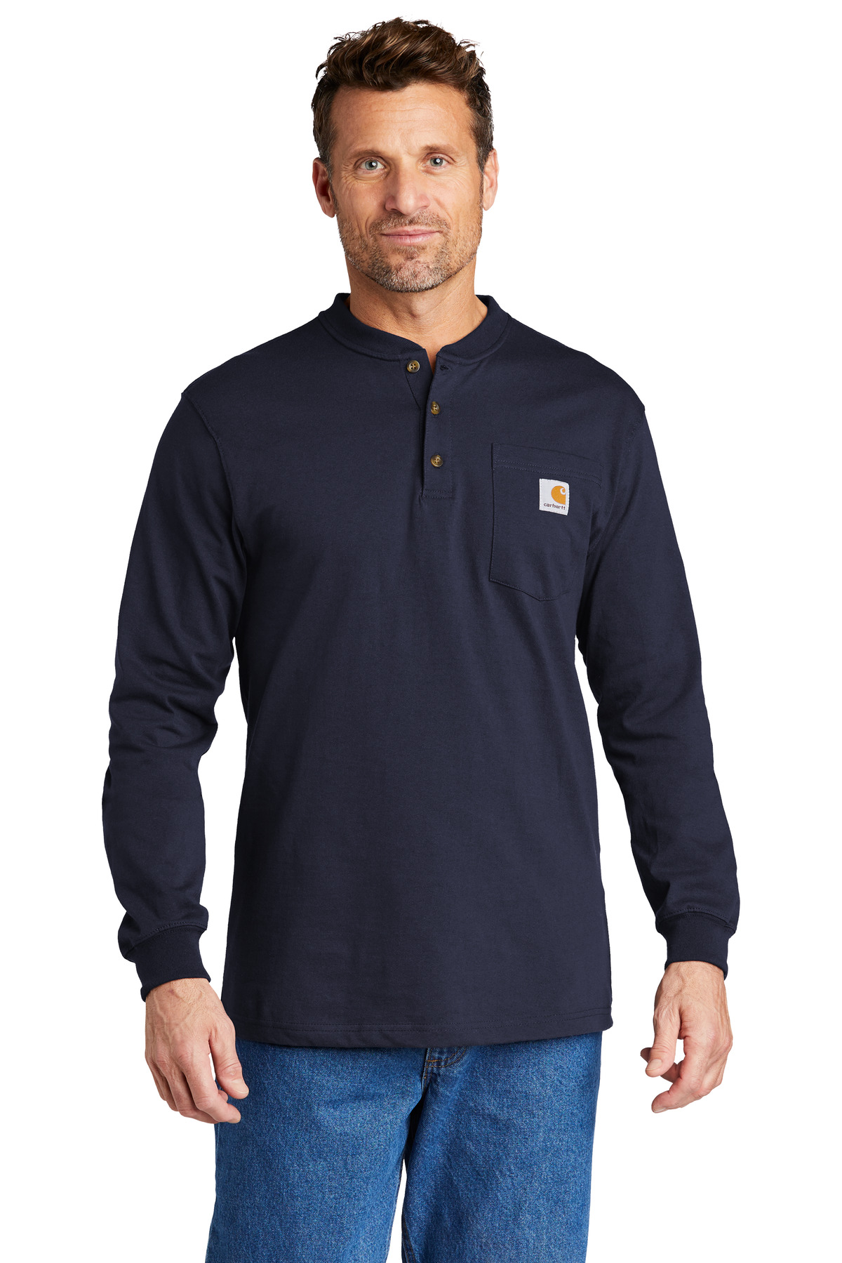 Carhartt ®  Long Sleeve Henley T-Shirt