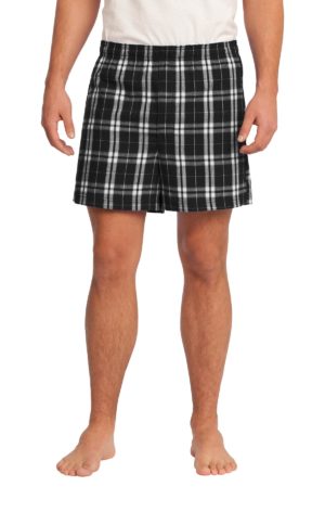 DISCONTINUED  District ®  - Young Mens Flannel Plaid Boxer