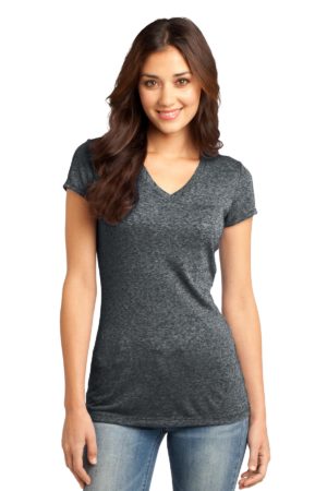 DISCONTINUED  District ®  - Juniors Microburn ®  V-Neck Tee