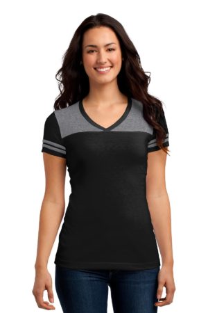 DISCONTINUED  District ®  Juniors Varsity V-Neck Tee