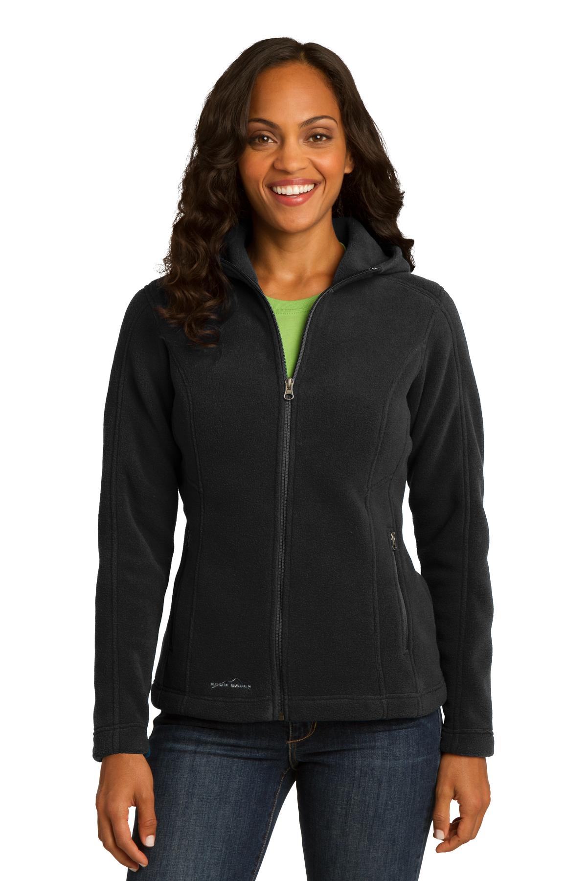 DISCONTINUED  Eddie Bauer ®  Ladies Hooded Full-Zip Fleece Jacket