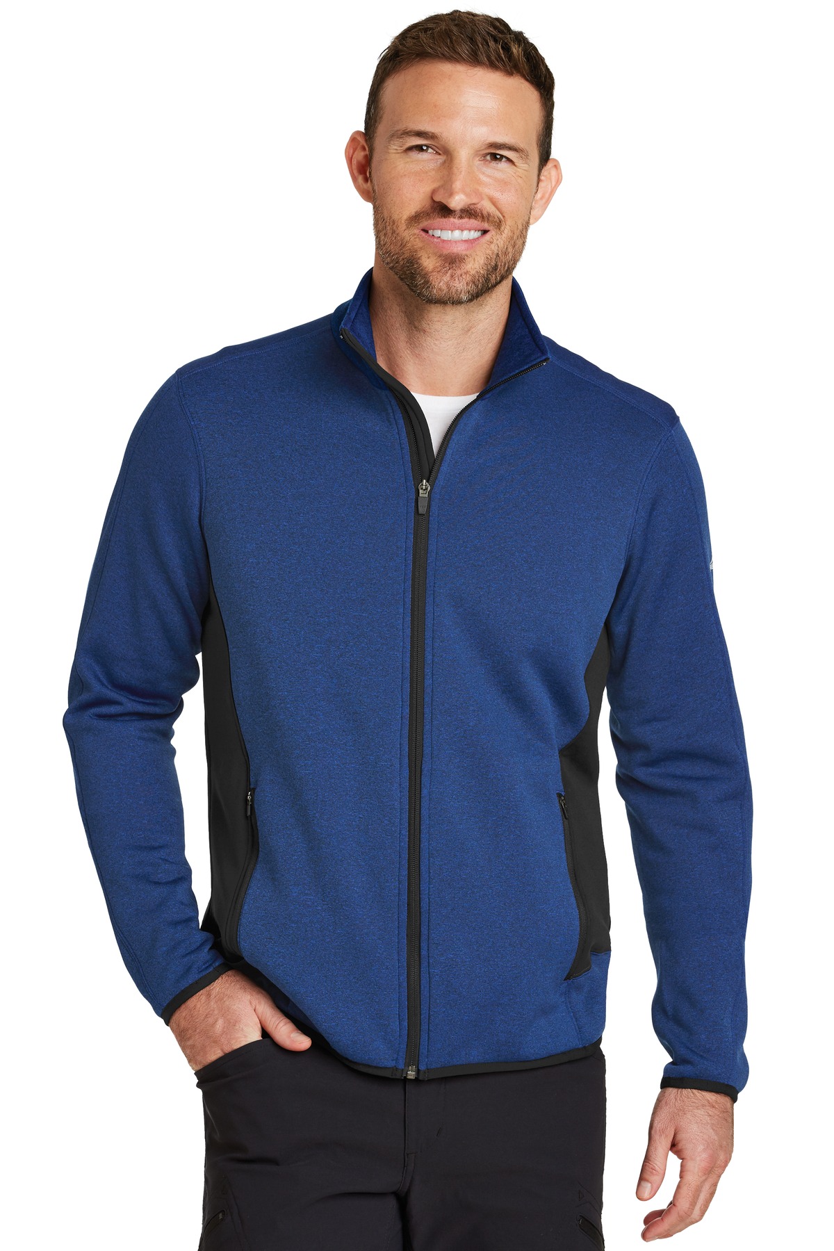 Eddie Bauer ®  Full-Zip Heather Stretch Fleece Jacket