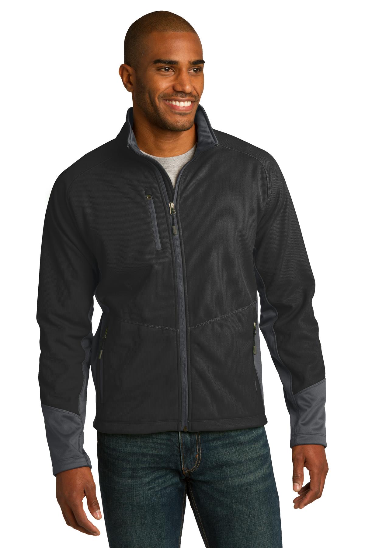 DISCONTINUED  Port Authority ®  Vertical Soft Shell Jacket