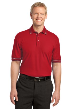 DISCONTINUED  Port Authority ®  Silk Touch™ Tipped Polo
