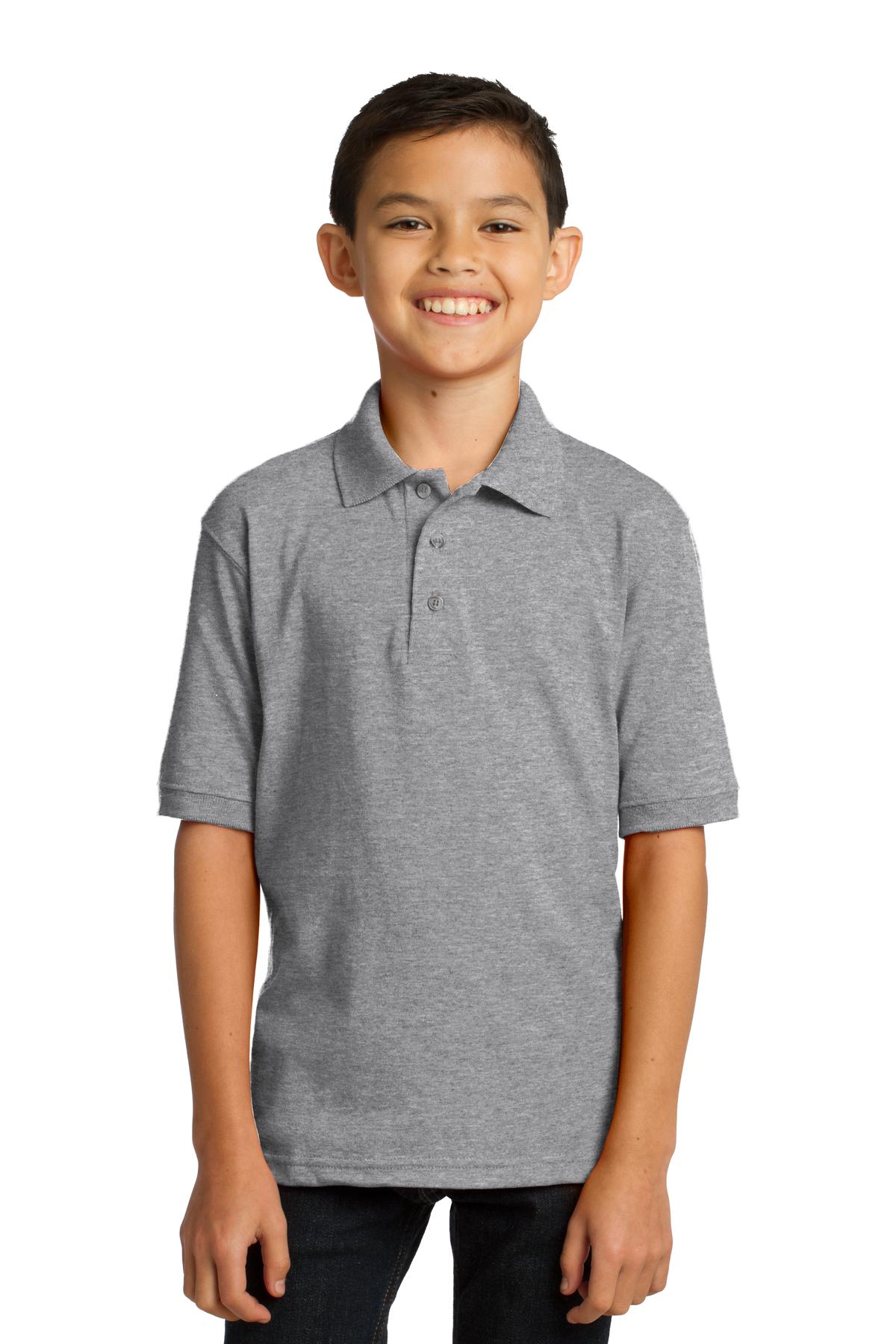 Port & Company ®  Youth Core Blend Jersey Knit Polo