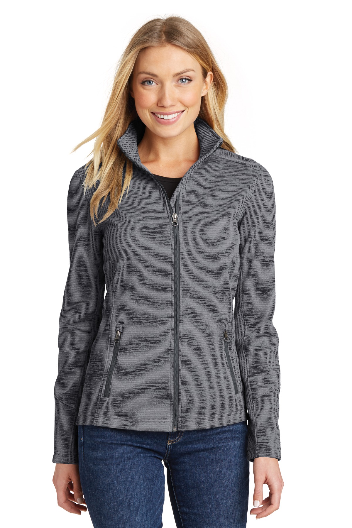 Port Authority ®  Women's Digi Stripe Fleece Jacket