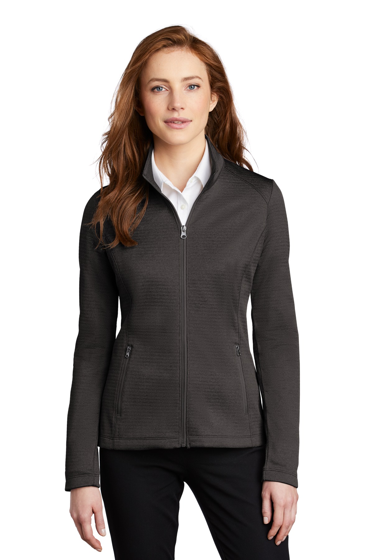 Port Authority  ®  Women's Diamond Heather Fleece Full-Zip Jacket
