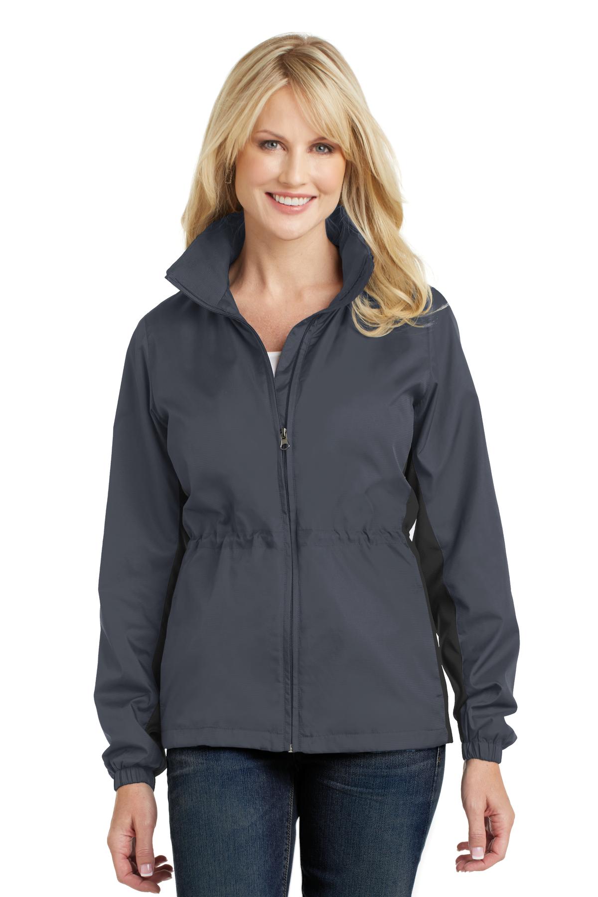 DISCONTINUED  Port Authority ®  Ladies Core Colorblock Wind Jacket