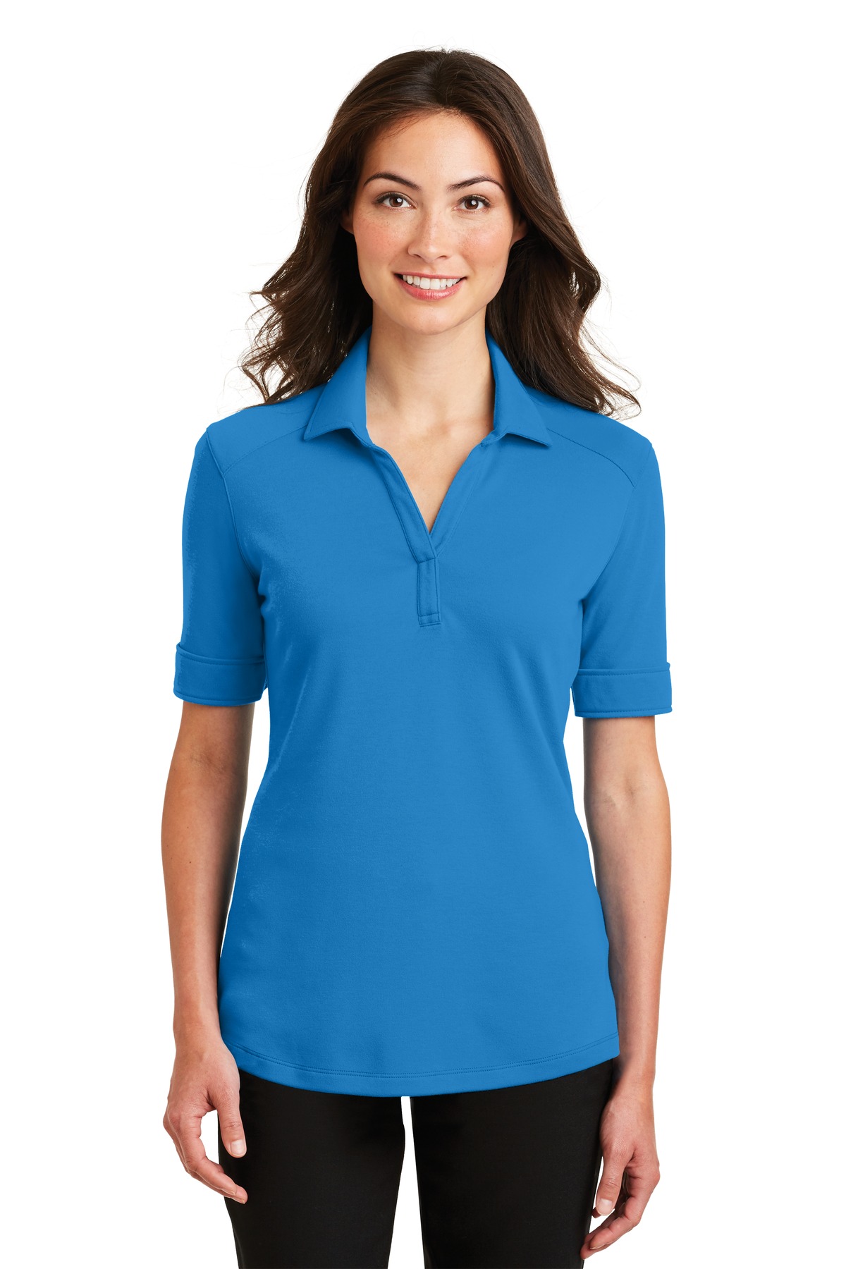 Port Authority ®  Ladies Silk Touch ™  Interlock Performance Polo