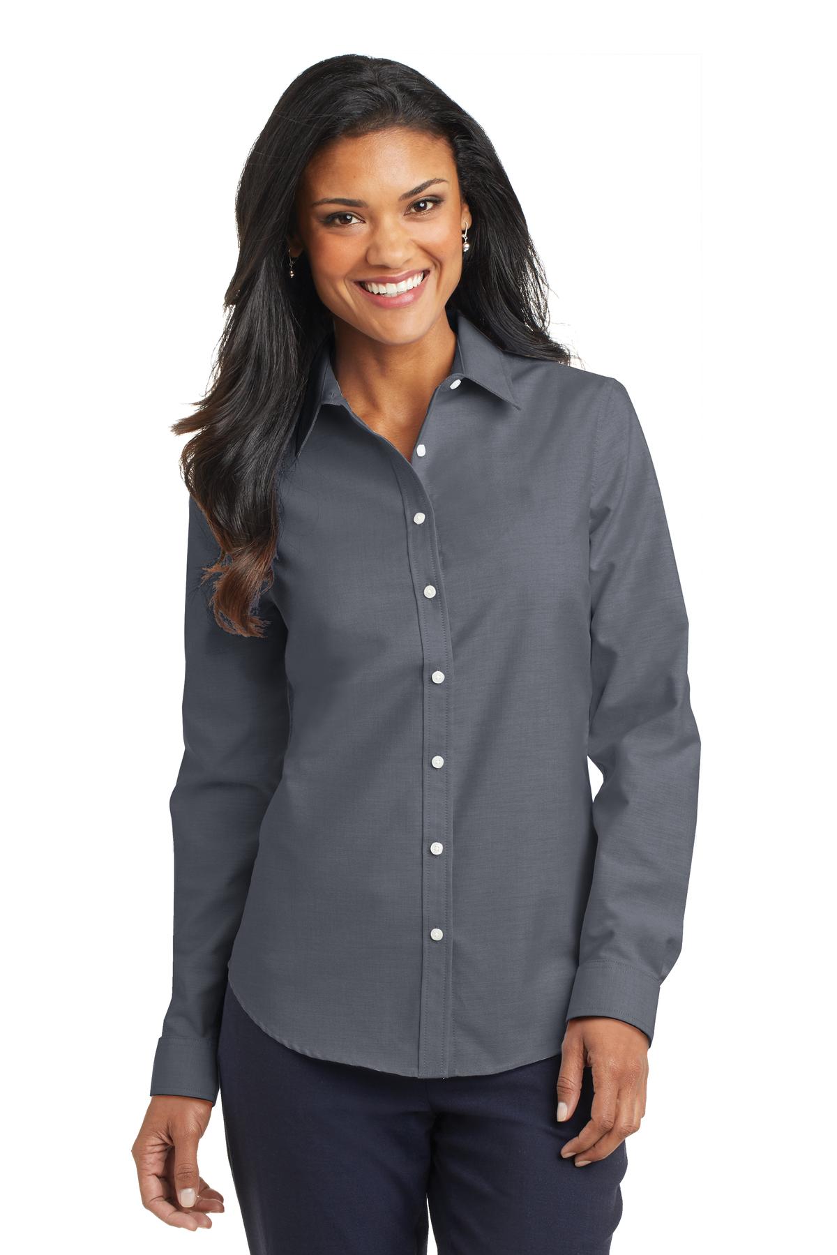 Port Authority ®  Women's SuperPro ™  Oxford Shirt