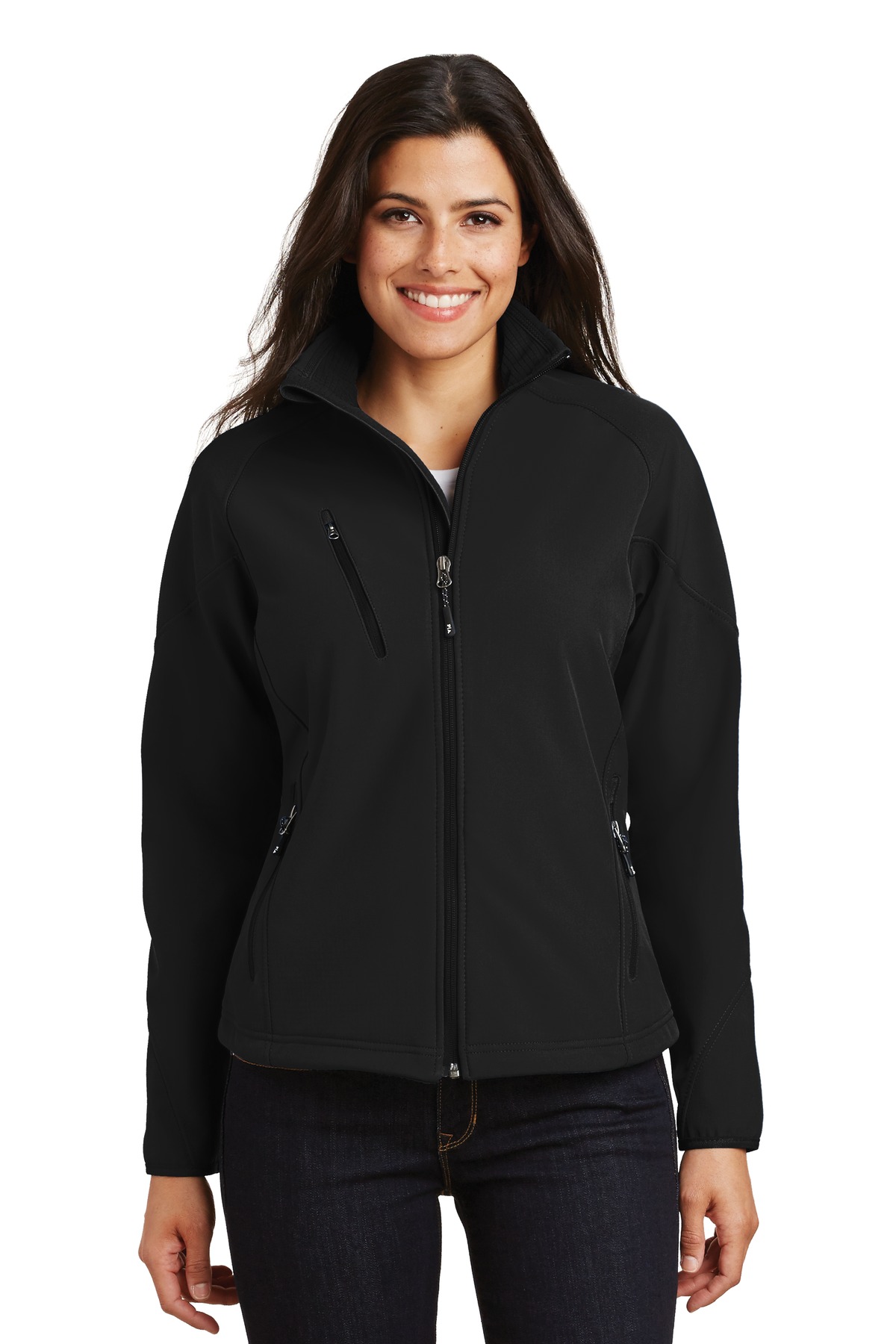 Port Authority ®  Women's Textured Soft Shell Jacket
