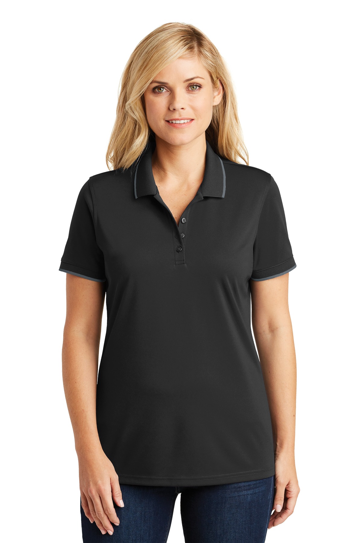 Port Authority ®  Women's Dry Zone ®  UV Micro-Mesh Tipped Polo