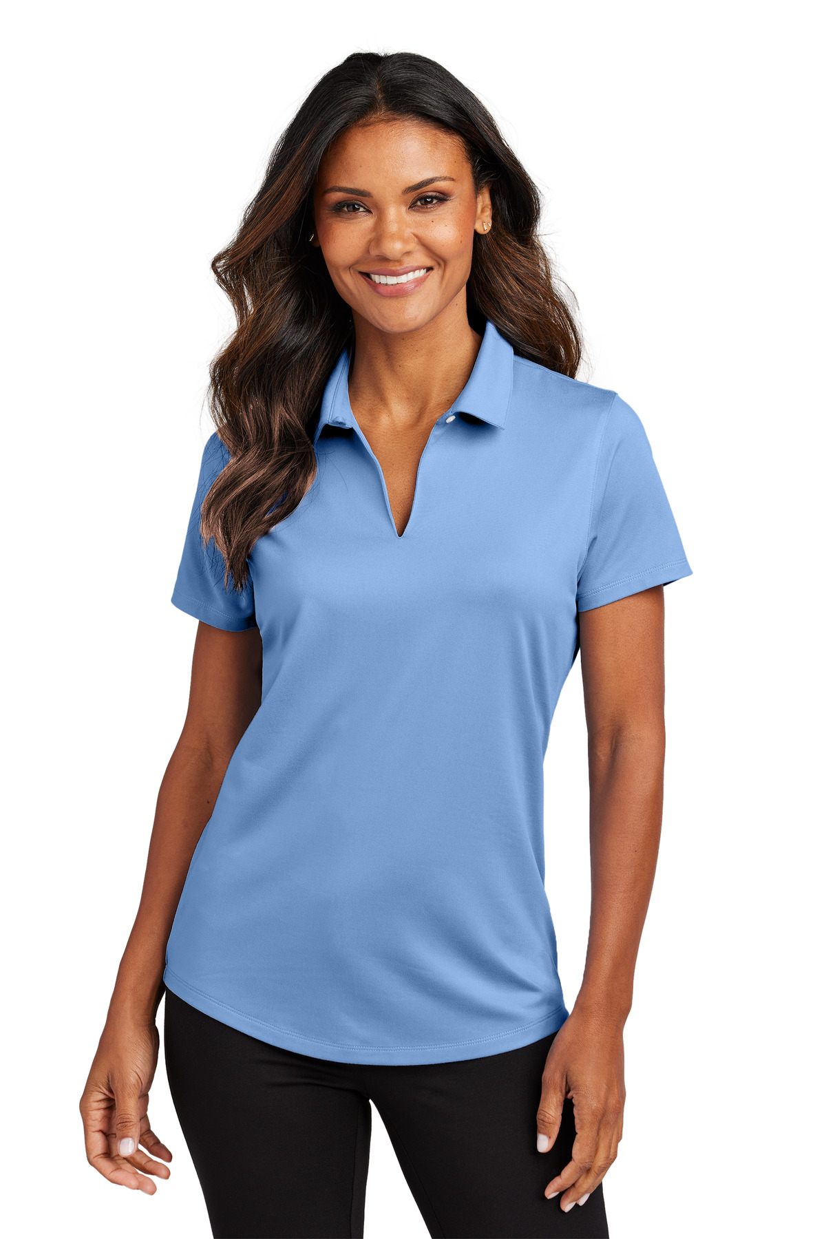 Port Authority ®  City Stretch Flat Knit Polo