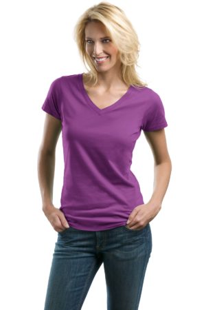 DISCONTINUED  Port Authority ®  Ladies Concept V-Neck Tee