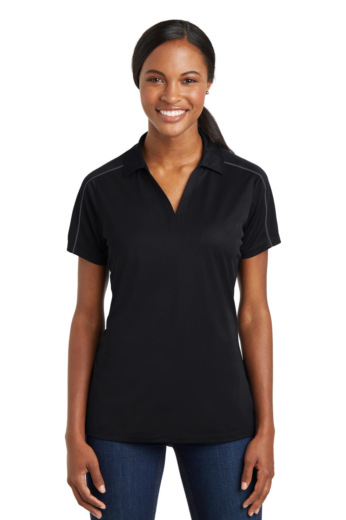 Sport-Tek ®  Women's Micropique Sport-Wick ®  Piped Polo