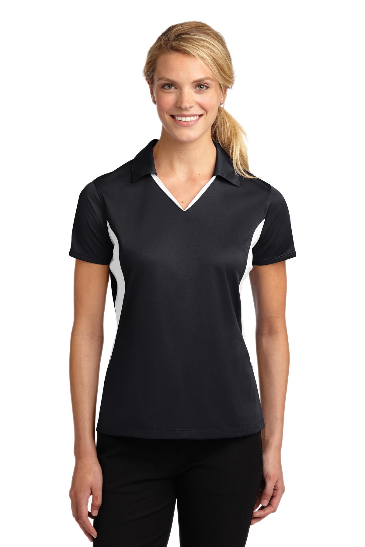 Sport-Tek ®  Women's Side Blocked Micropique Sport-Wick ®  Polo