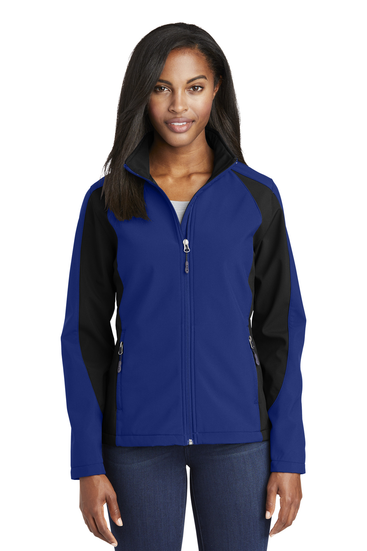 Sport-Tek ®  Women's Colorblock Soft Shell Jacket