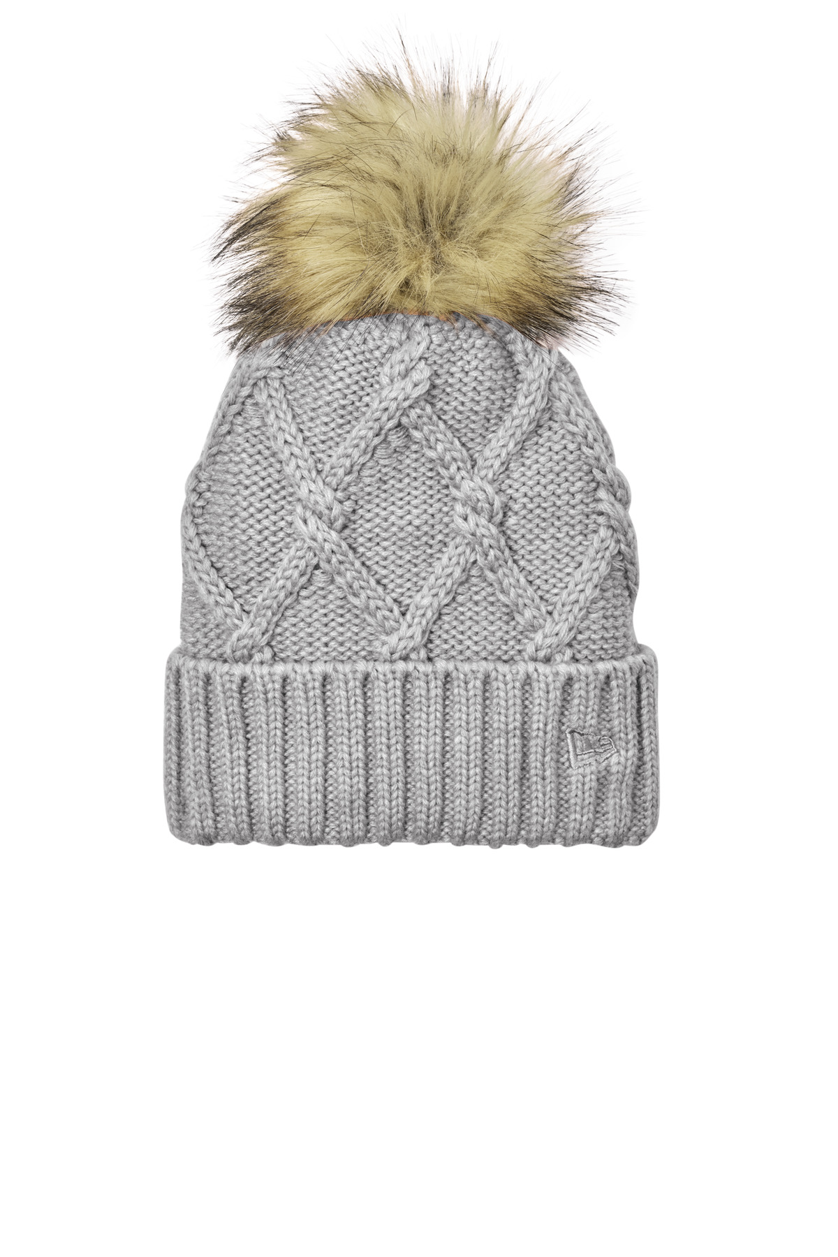 New Era ®  Faux Fur Pom Beanie
