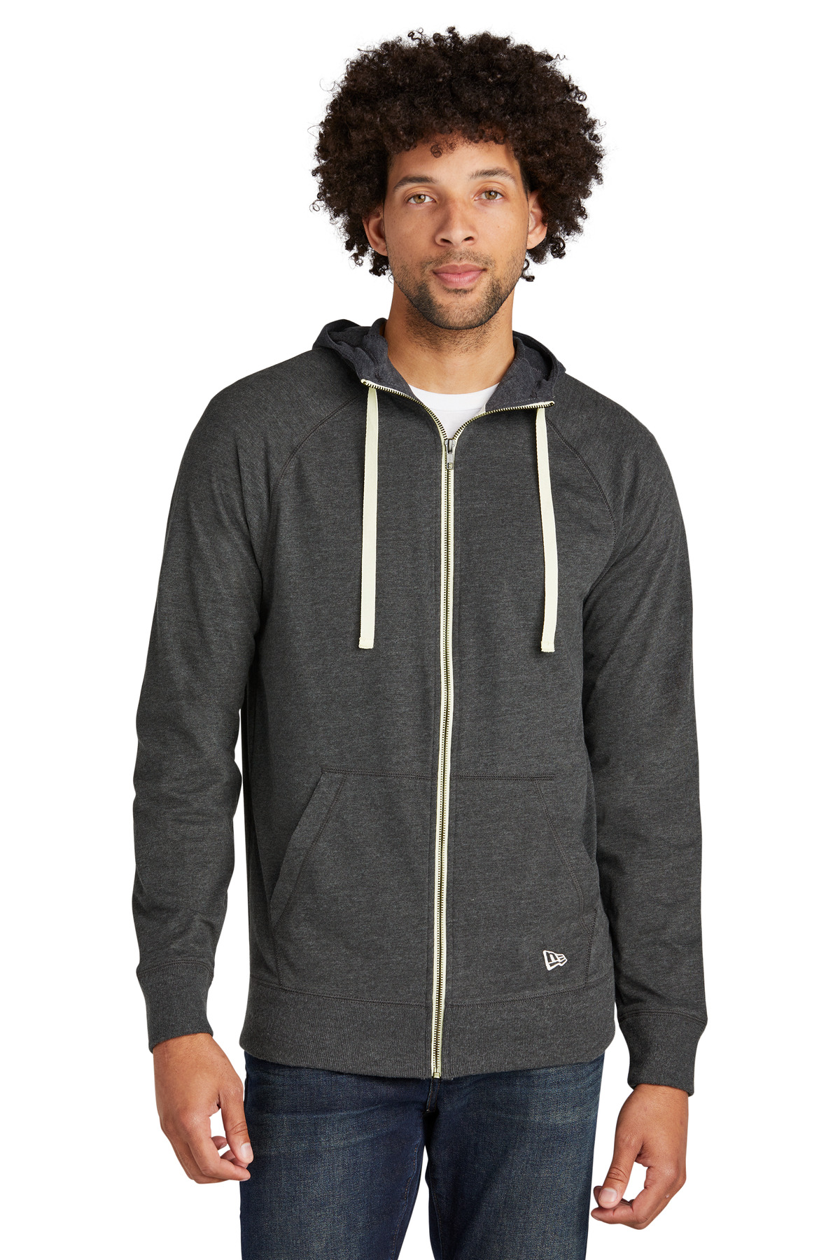 New Era  ®  Sueded Cotton Blend Full-Zip Hoodie
