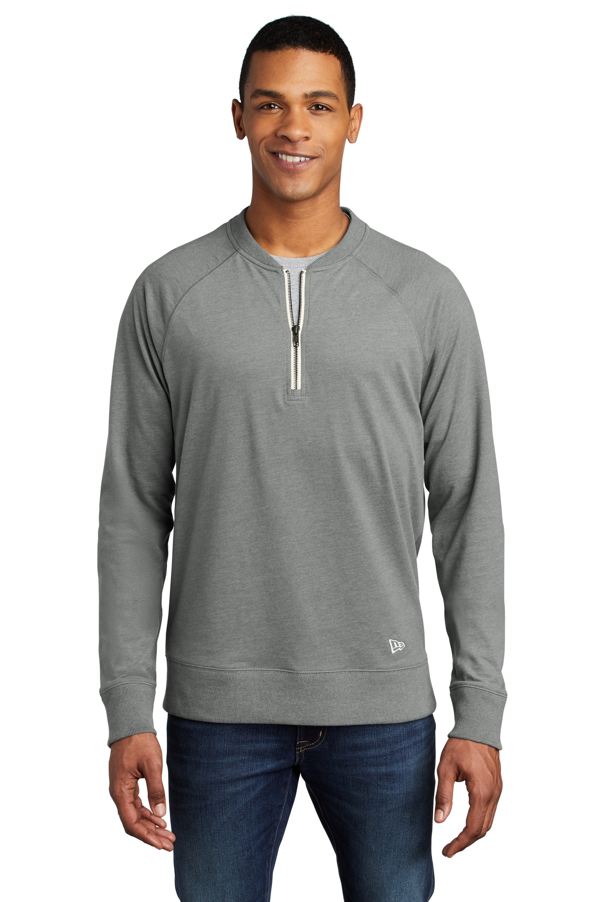 New Era  ®  Sueded Cotton Blend 1/4-Zip Pullover