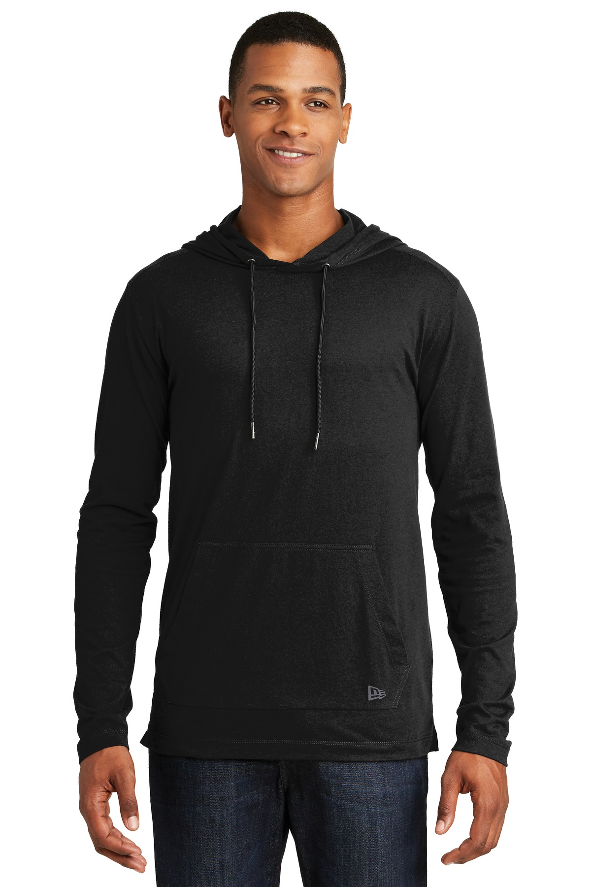 DISCONTINUED  New Era  ®  Tri-Blend Performance Pullover Hoodie Tee