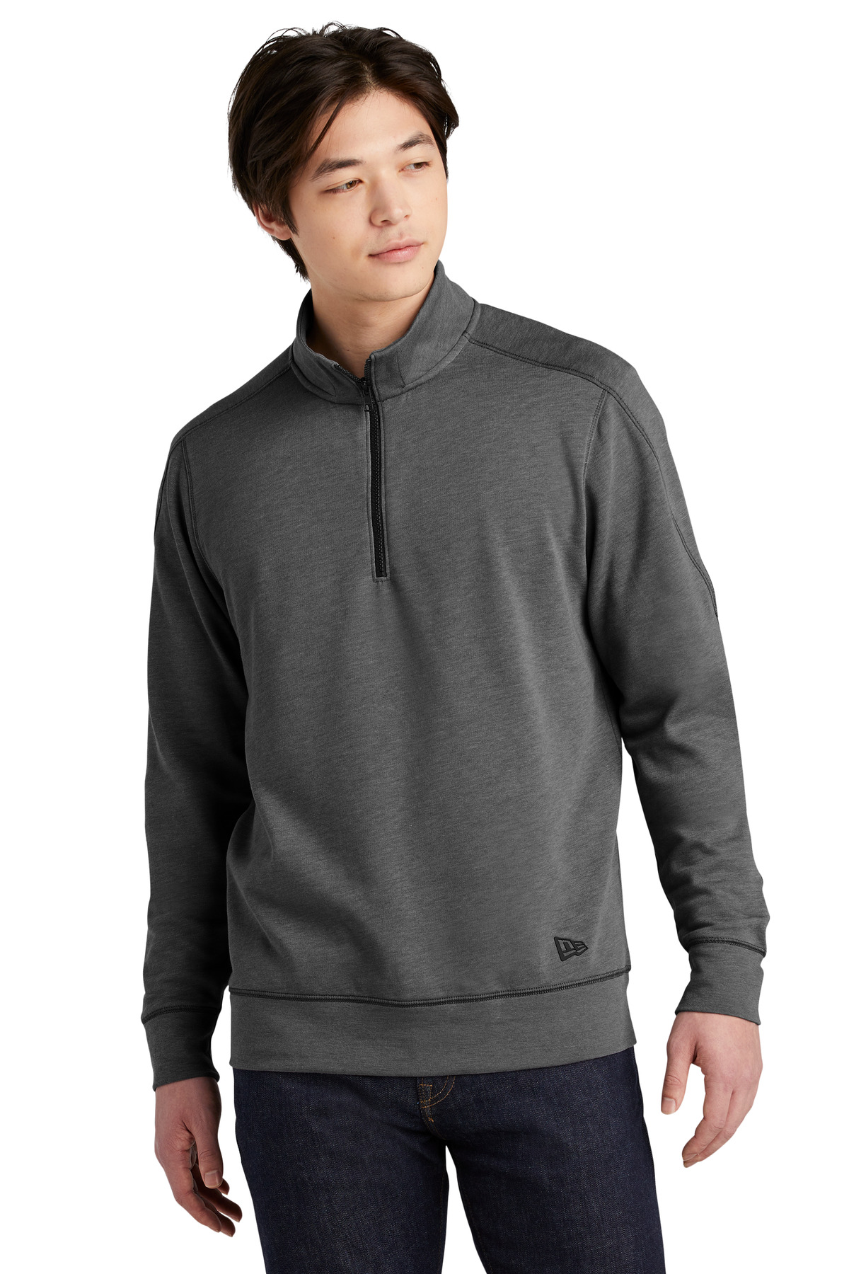 New Era  ®  Tri-Blend Fleece 1/4-Zip Pullover