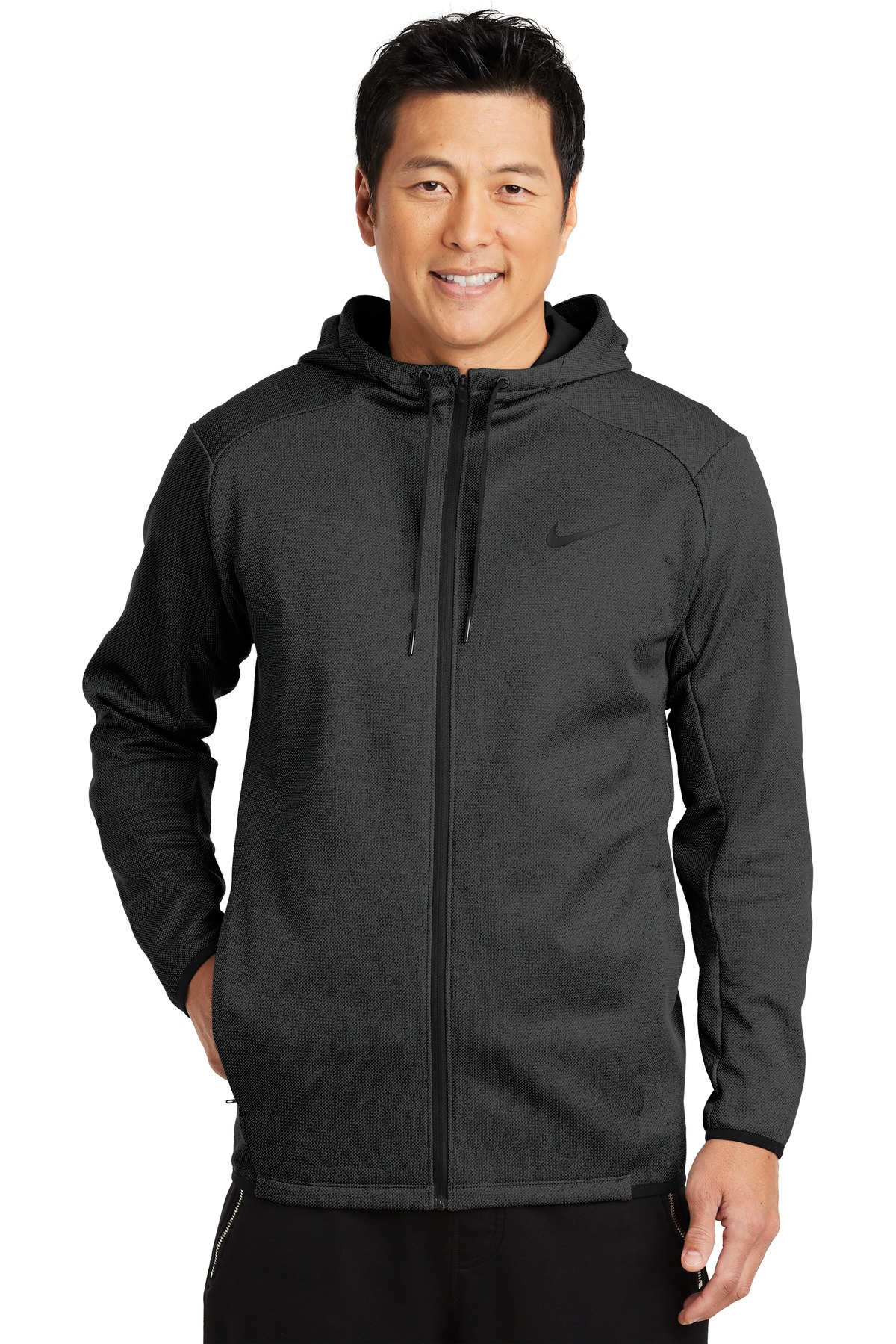 DISCONTINUED  Nike Therma-FIT Textured Fleece Full-Zip Hoodie