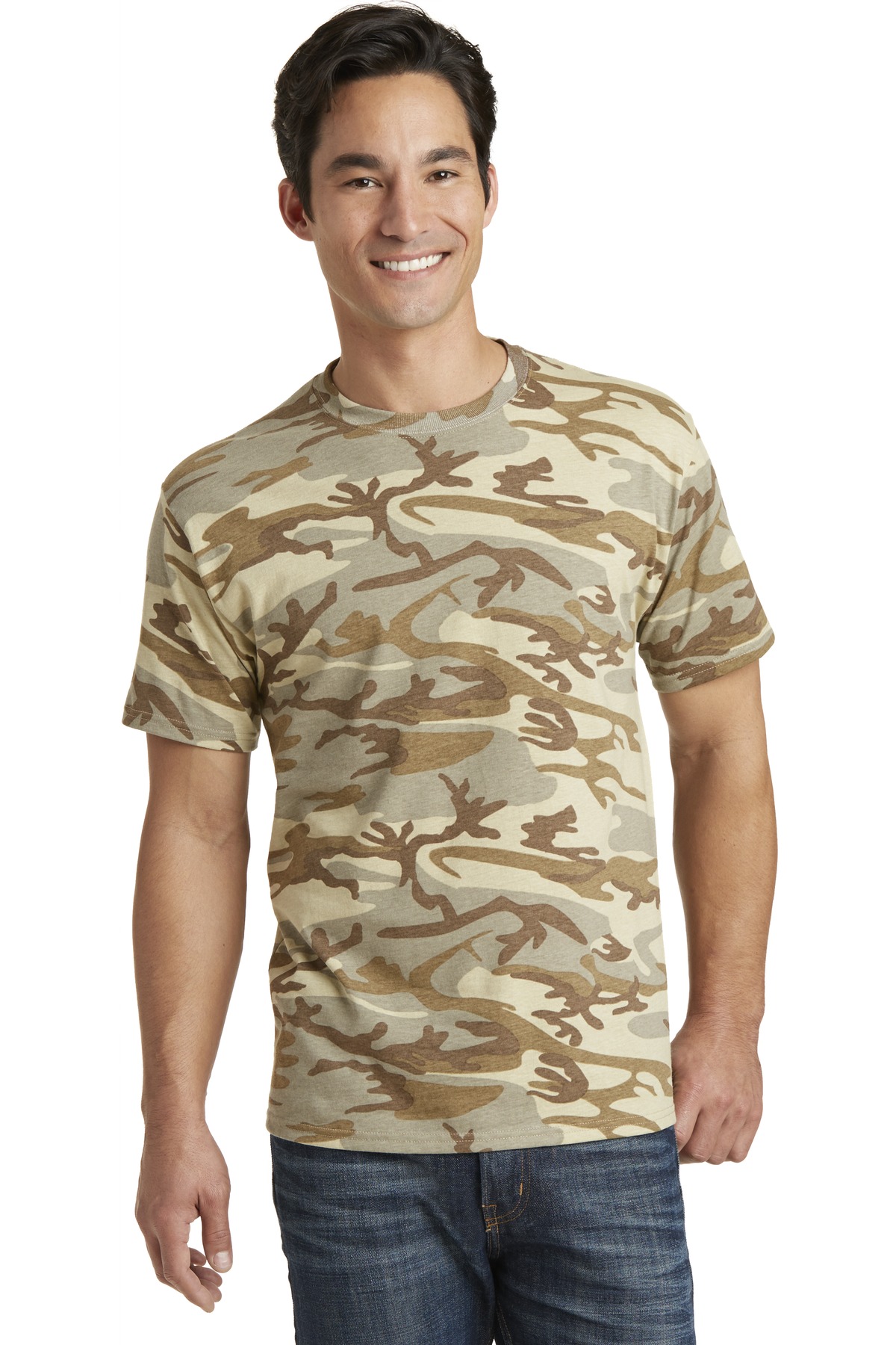 Port & Company ®  Core Cotton Camo Tee