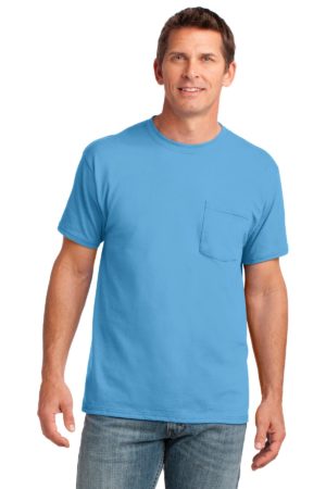 Port & Company ®  Core Cotton Pocket Tee