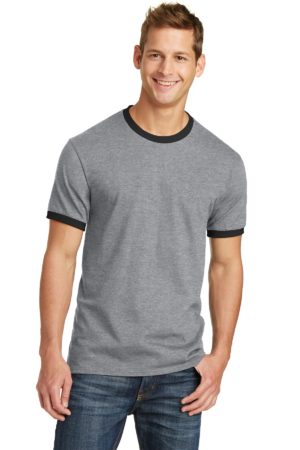 Port & Company ®  Core Cotton Ringer Tee