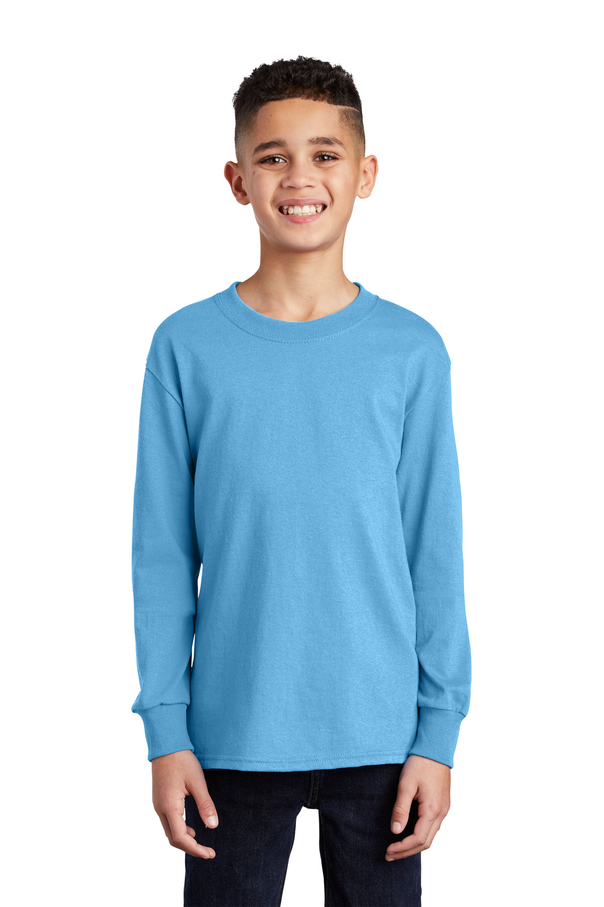 Port & Company ®  Youth Long Sleeve Core Cotton Tee