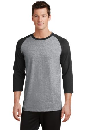 Port & Company ®  Core Blend 3/4-Sleeve Raglan Tee