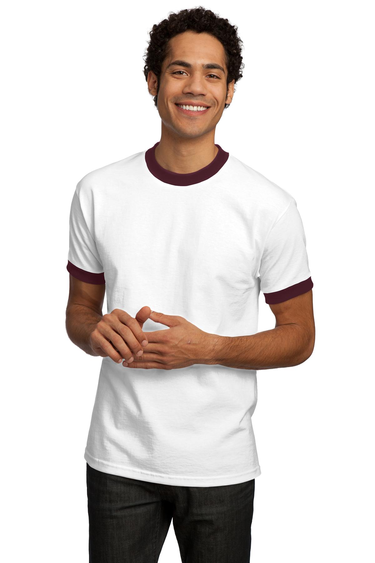 DISCONTINUED  Port & Company ®  - Ringer T-Shirt