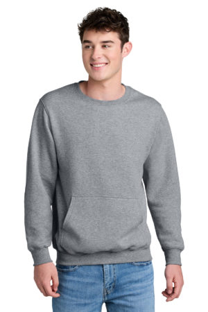 Port & Company ®  Core Fleece Crewneck Pocket Sweatshirt