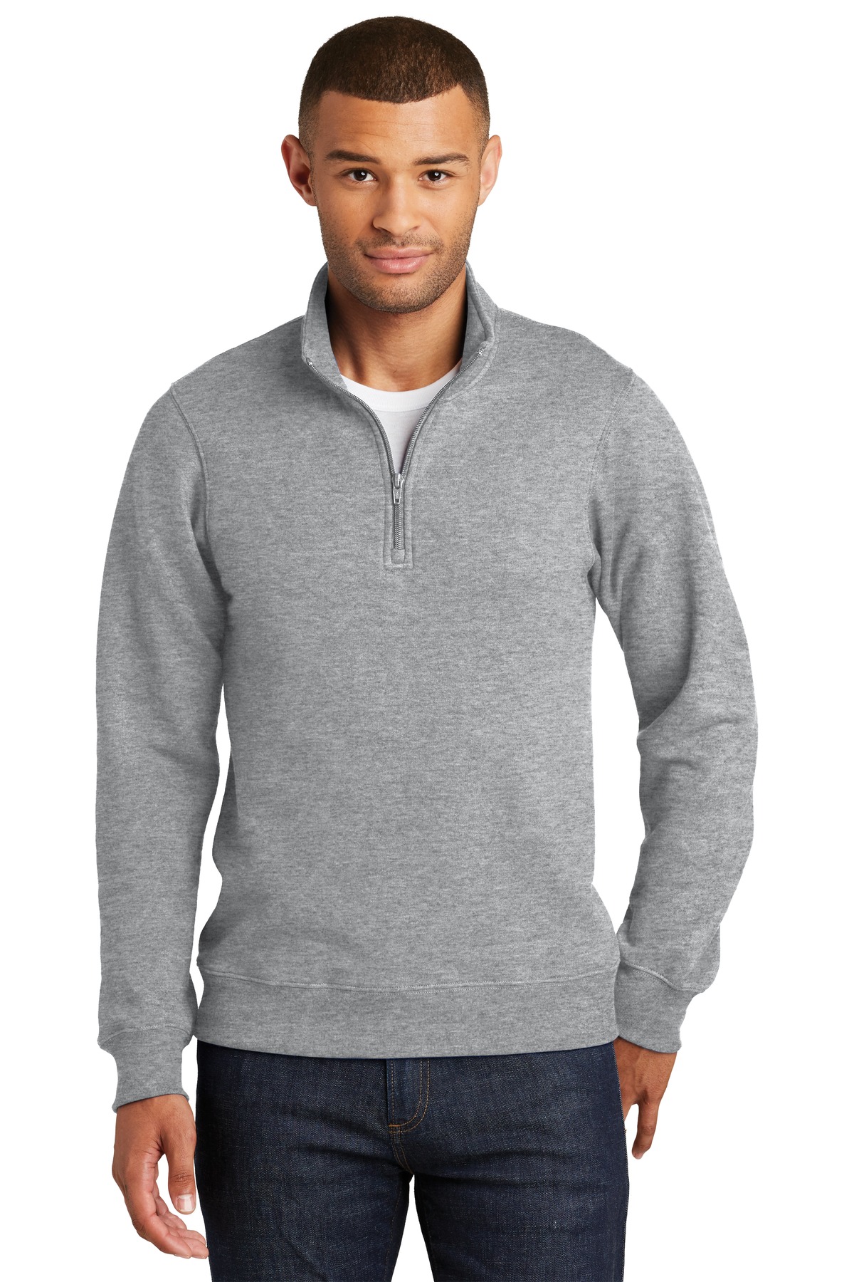 Port & Company® Fan Favorite Fleece 1/4-Zip Pullover Sweatshirt