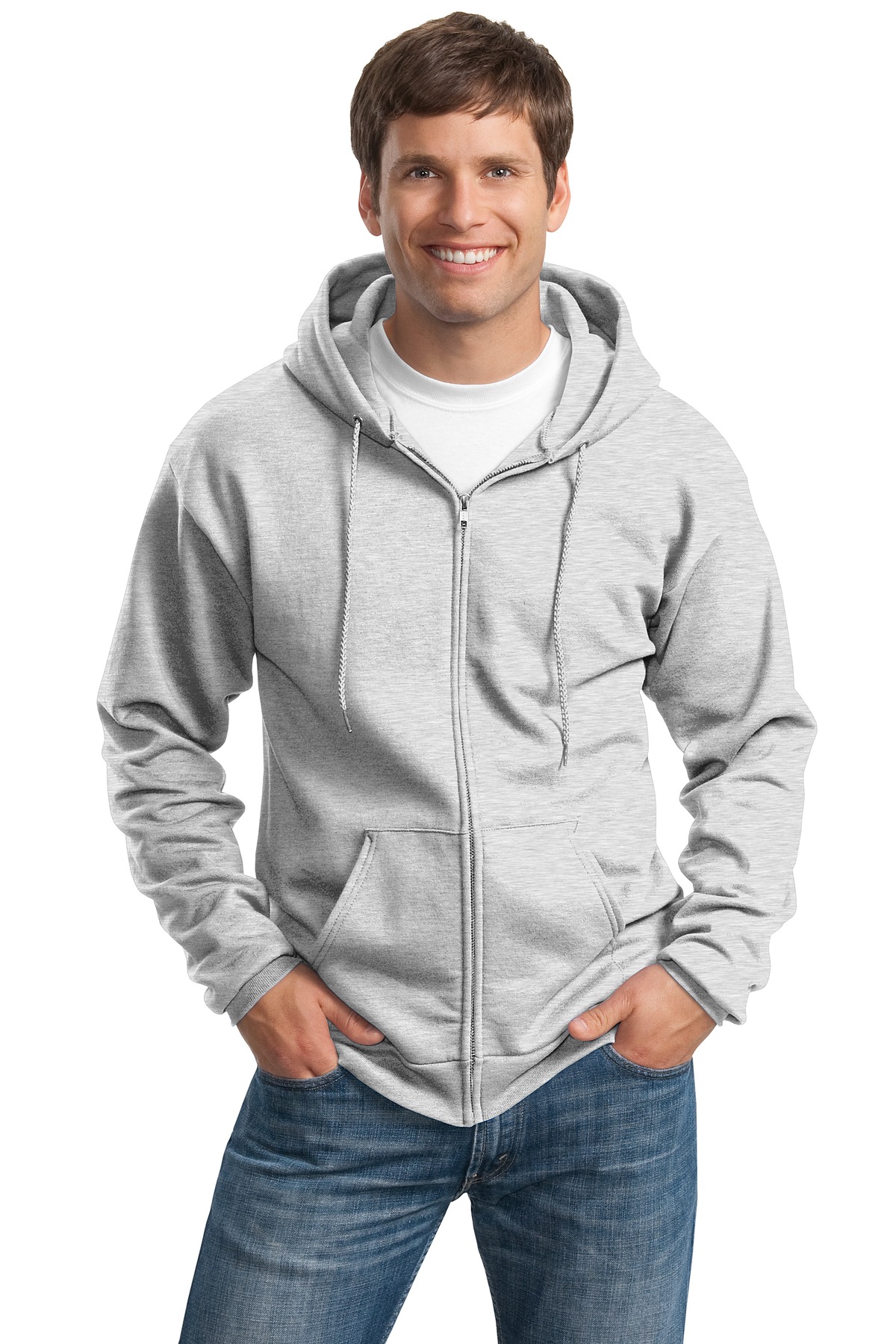 Port & Company ®  Tall Essential Fleece Full-Zip Hooded Sweatshirt