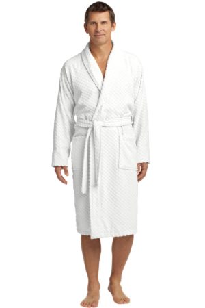 Port Authority ®  Checkered Terry Shawl Collar Robe