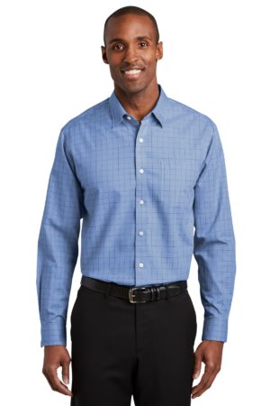 DISCONTINUED  Red House ®  Windowpane Plaid Non-Iron Shirt