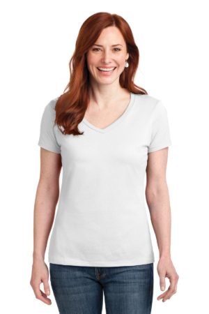 Hanes ®  Women's Perfect-T Cotton V-Neck T-Shirt